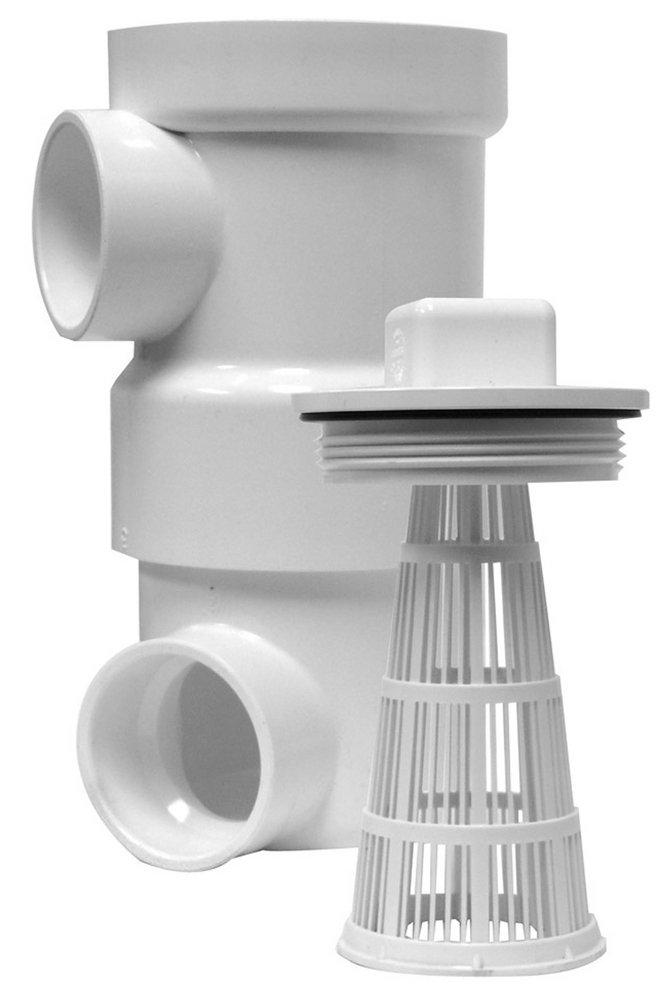 IPEX USA White PVC In-line Drain Strainer 