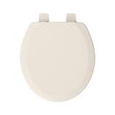 Jones Stephens Biscuit Round Closed Front with Cover Toilet Seat 