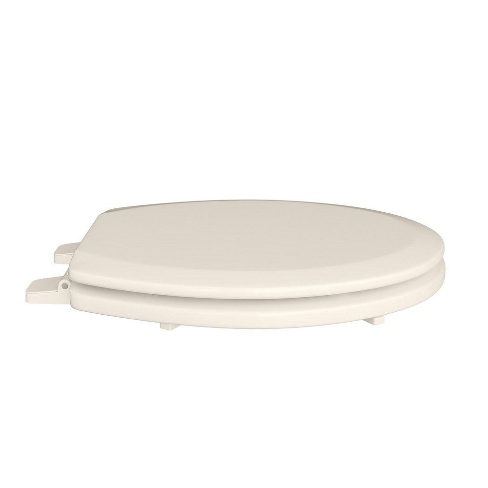 Jones Stephens Biscuit Round Closed Front with Cover Toilet Seat 