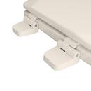 Jones Stephens Biscuit Round Closed Front with Cover Toilet Seat 