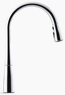 KOHLER Vibrant Stainless Single Handle Pull Down Kitchen Faucet 
