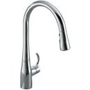 KOHLER Vibrant Stainless Single Handle Pull Down Kitchen Faucet 
