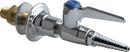 Wall Mount Single Ball Valve Wall Flange in Polished Chrome