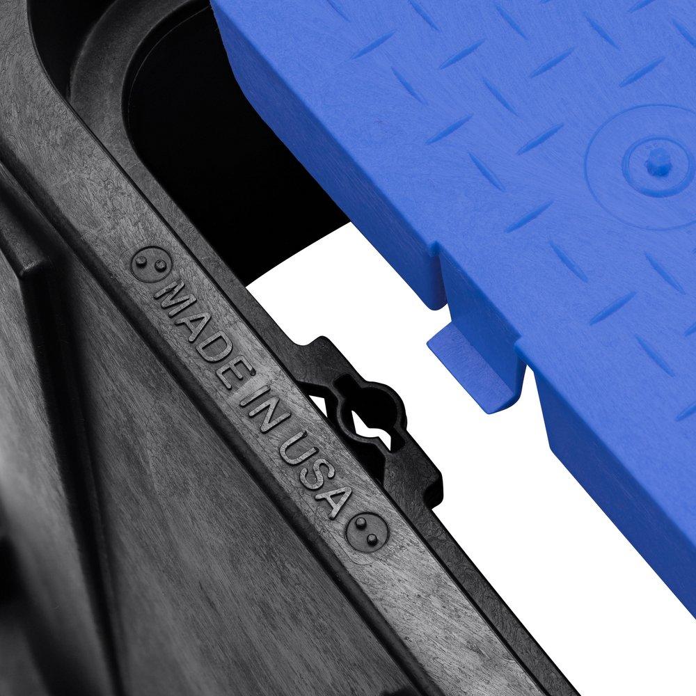 NDS Black 12 x 17 in. Plastic Meter Box with Cast Iron Reader in Blue 