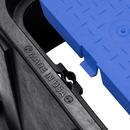 NDS Black 12 x 17 in. Plastic Meter Box with Cast Iron Reader in Blue 