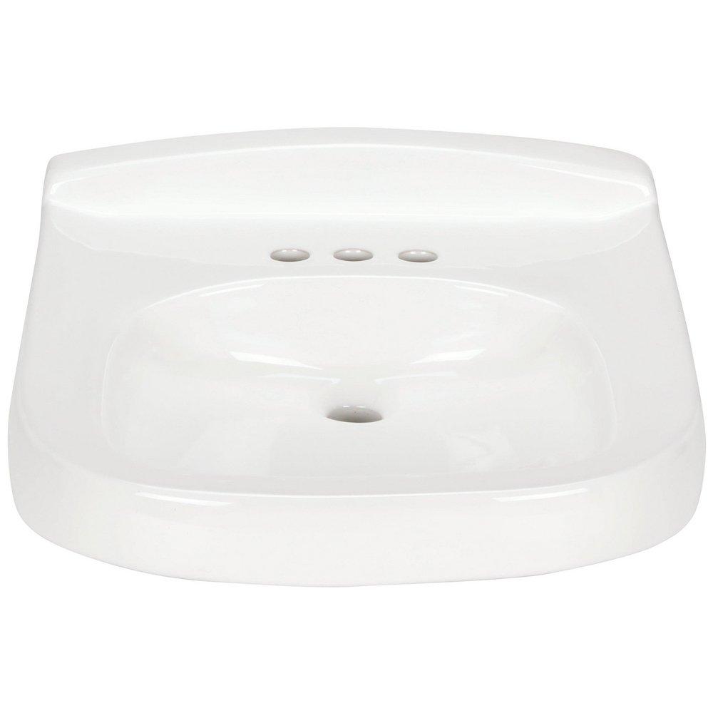 Zurn White Pedestal Vessel 