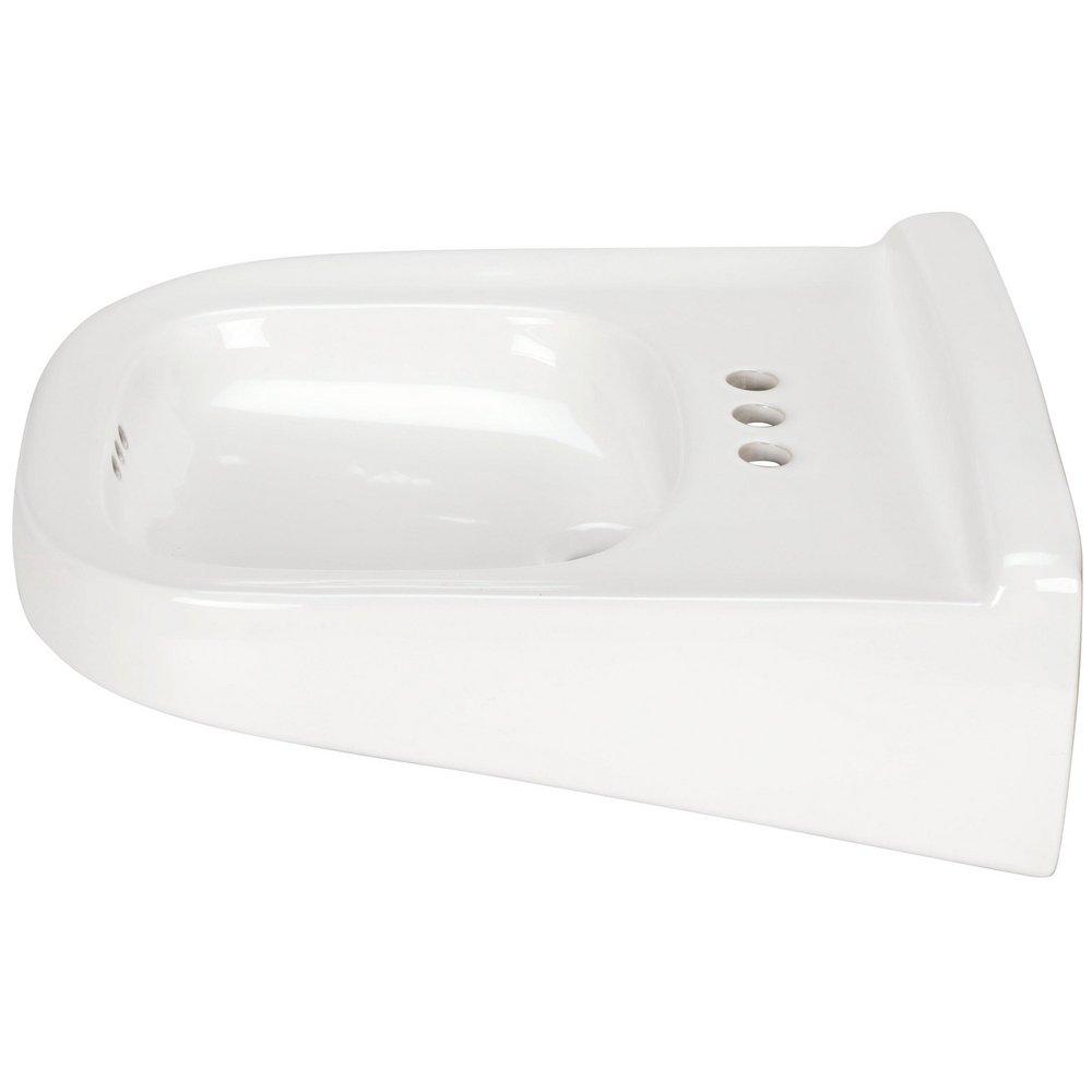 Zurn White Pedestal Vessel 