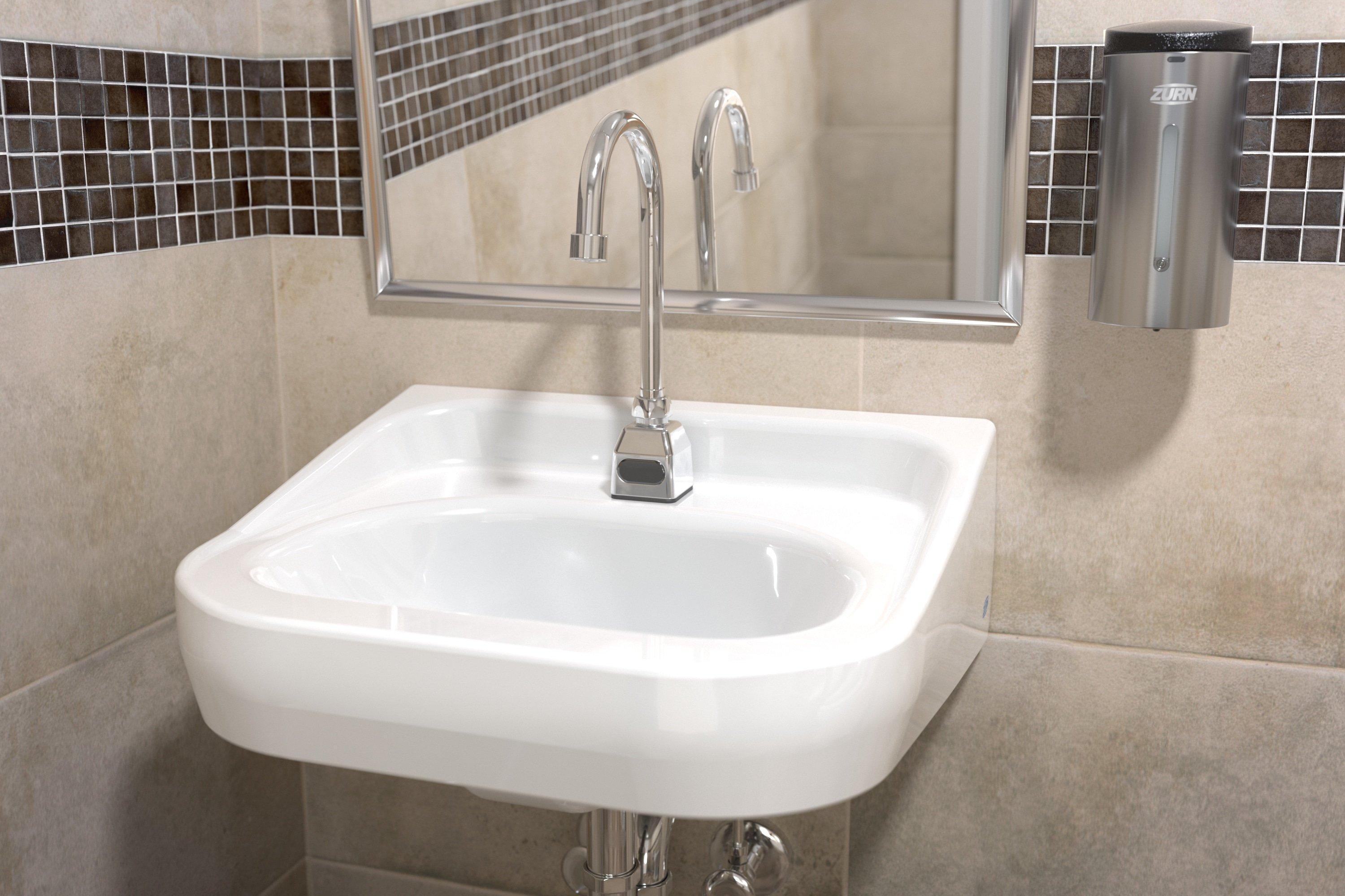 Zurn White Pedestal Vessel 