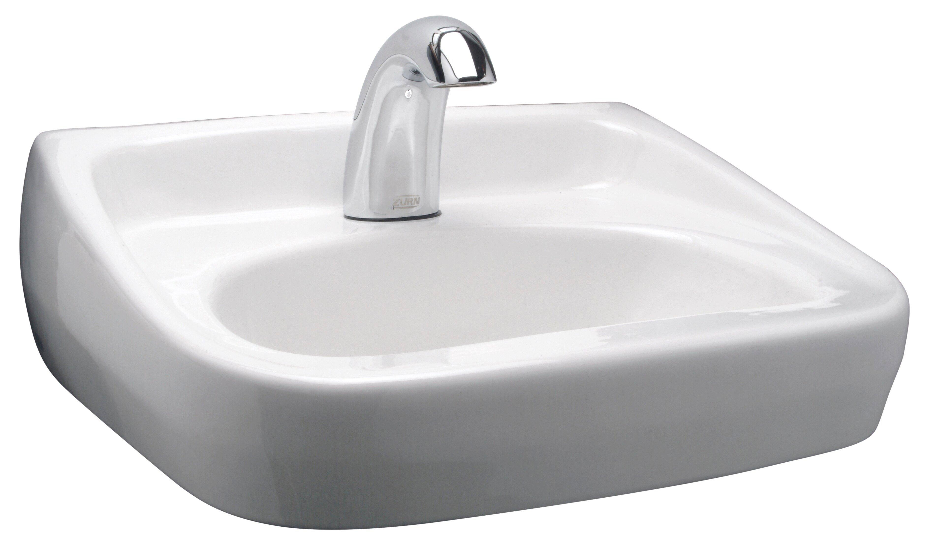 Zurn White Pedestal Vessel 