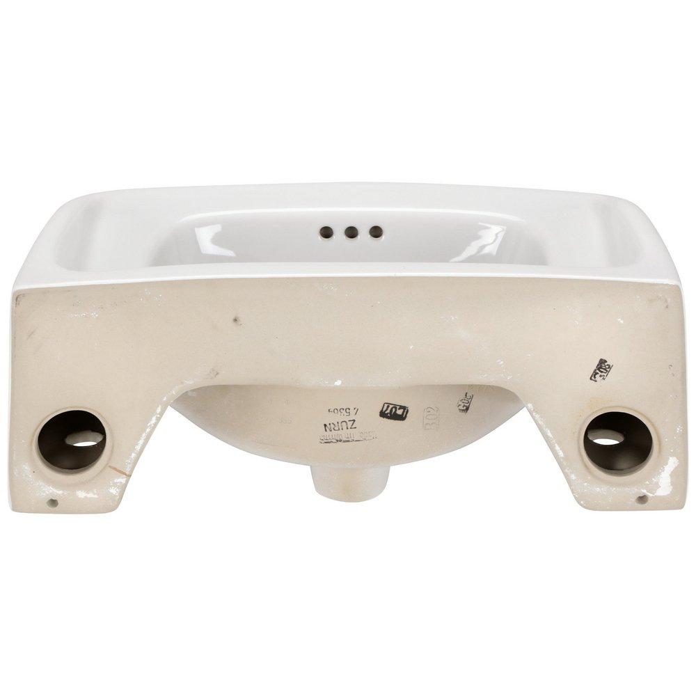 Zurn White Pedestal Vessel 