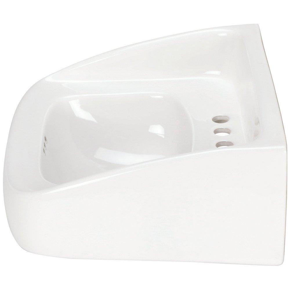 Zurn White Pedestal Vessel 