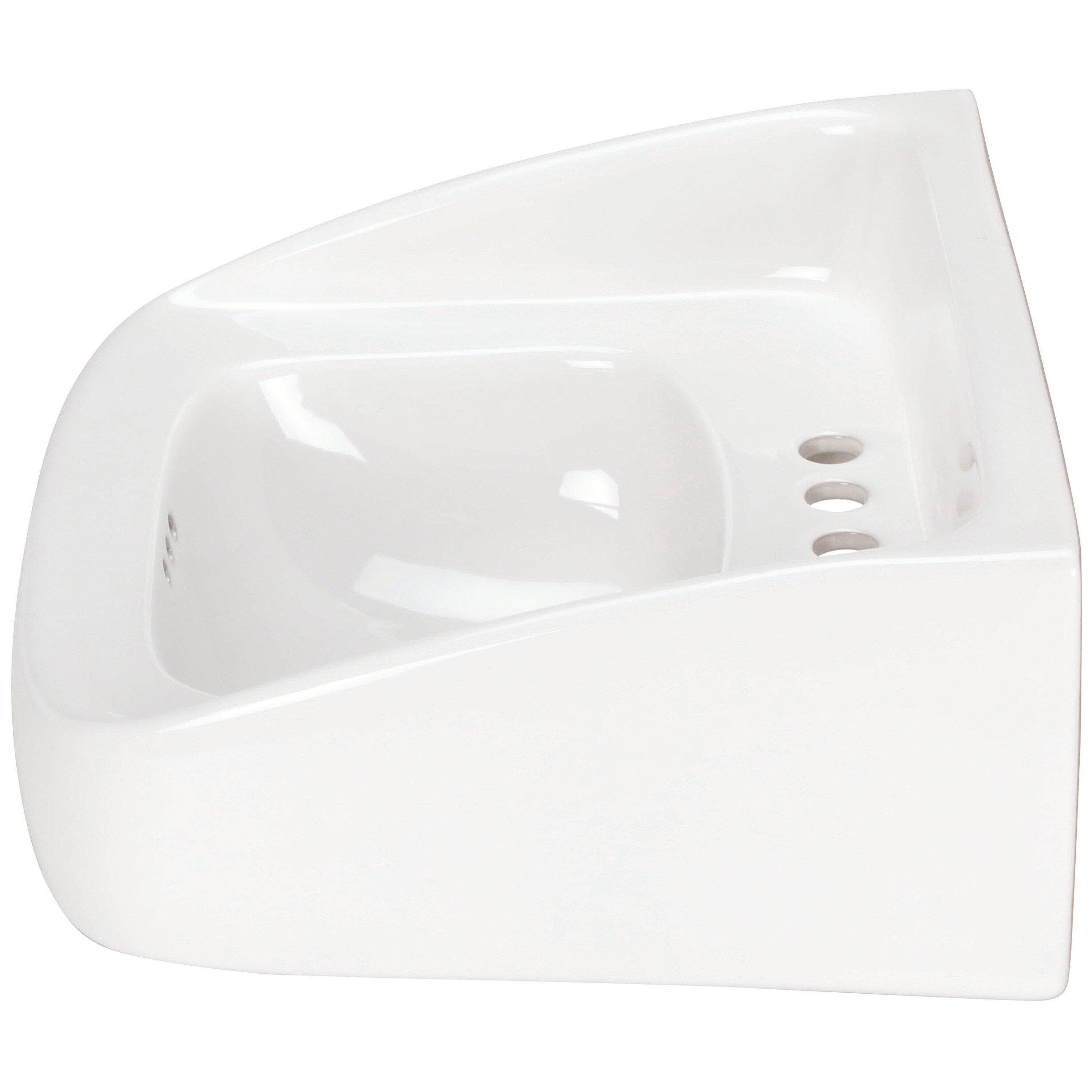 Zurn White Pedestal Vessel 