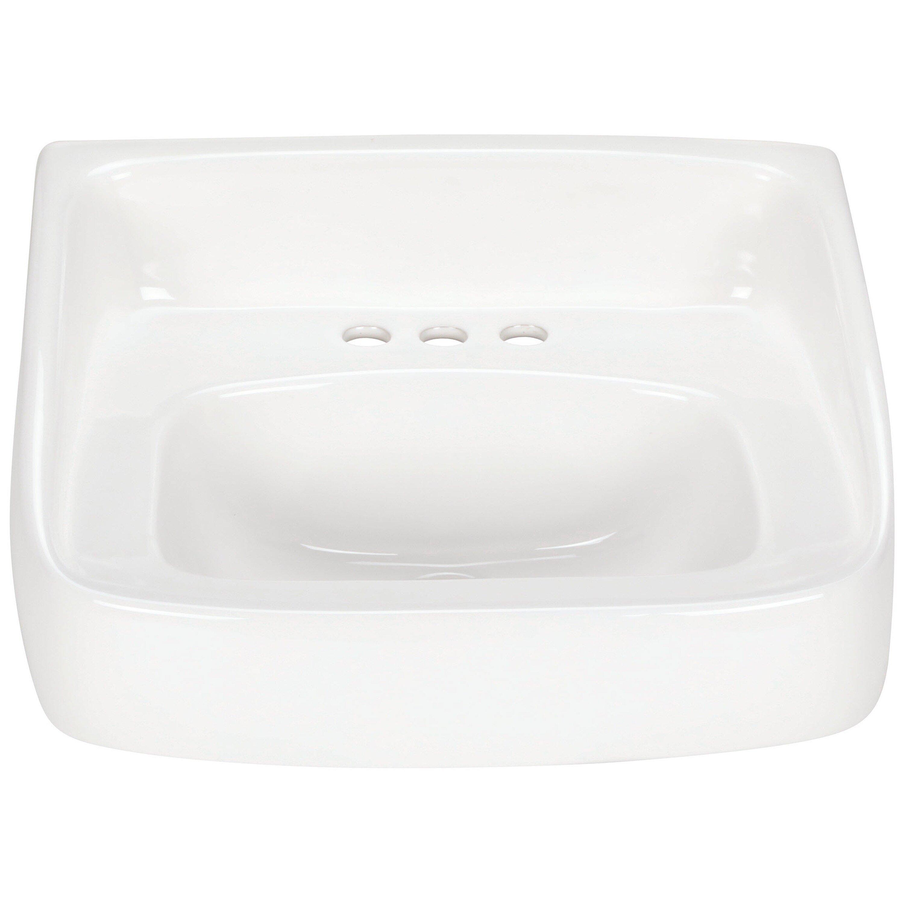 Zurn White Pedestal Vessel 