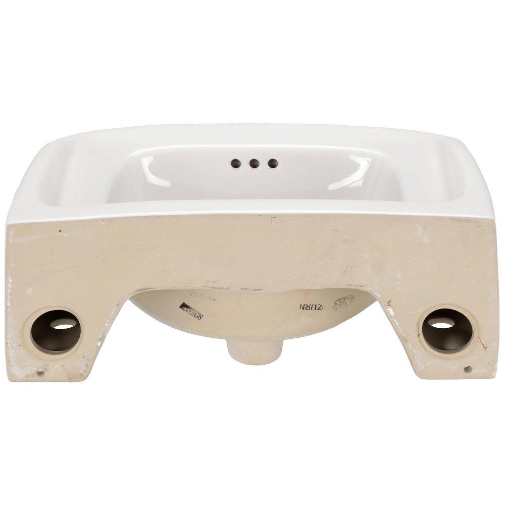 Zurn White Wall Mount Bathroom Sink 