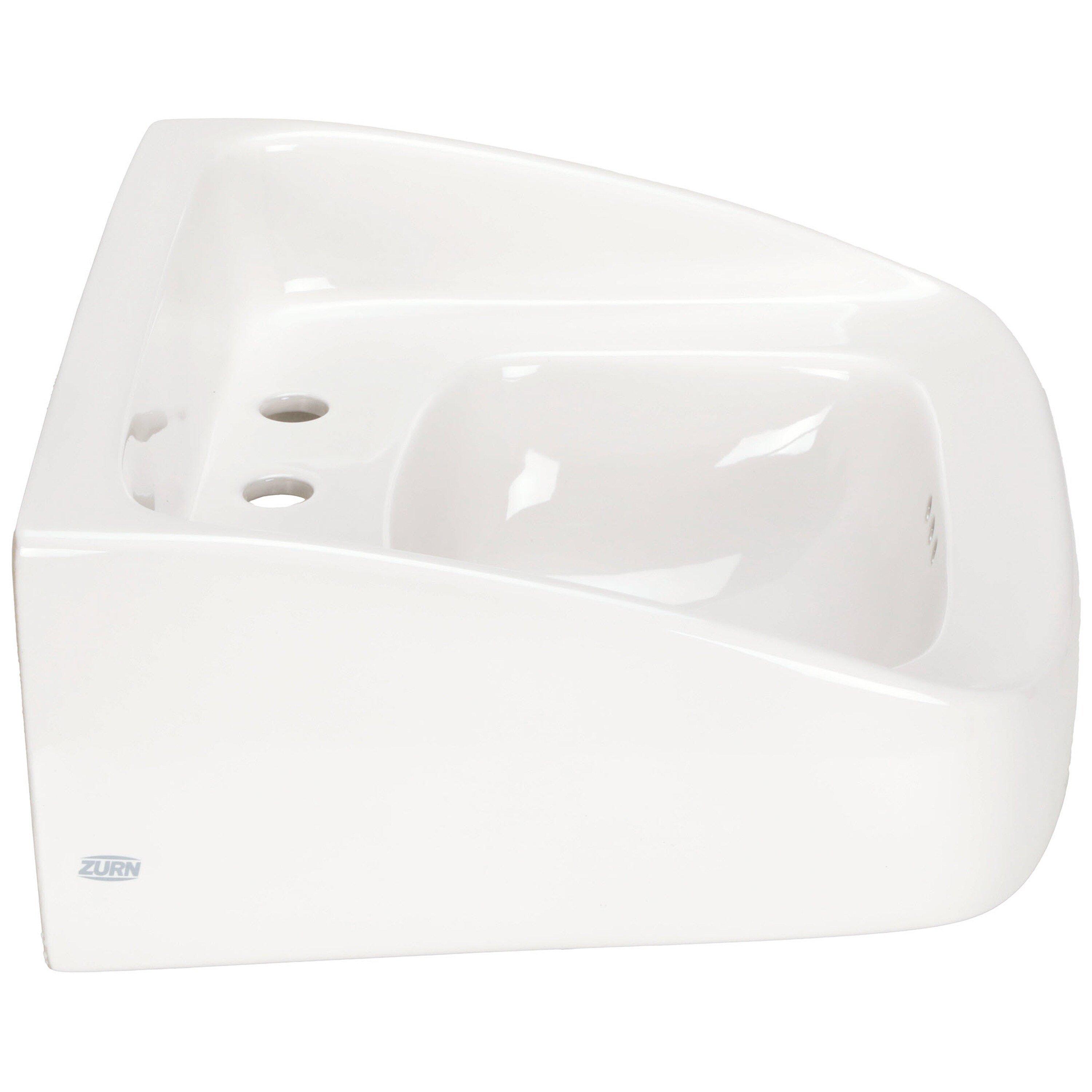 Zurn White Wall Mount Bathroom Sink 