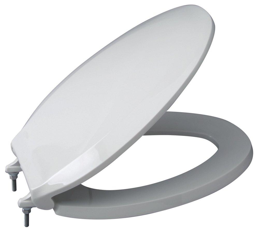 Zurn White Elongated Closed Front with Cover 