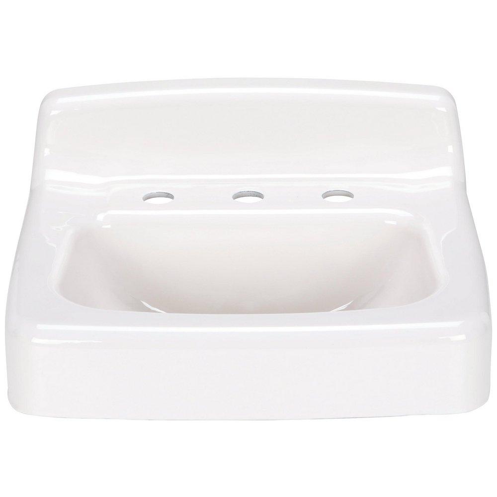 Zurn White 20 X 18 8 Cast Iron Wall Mount Lavatory 