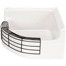 Zurn White Floor Mount Cast Iron Floor Sink 