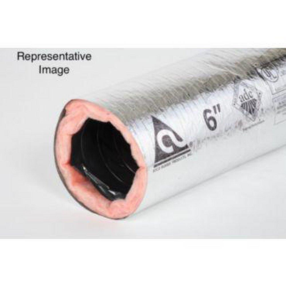 Atco Rubber Products Silver 25 ft. Silver R4.2 Flexible Air Duct - Bagged 