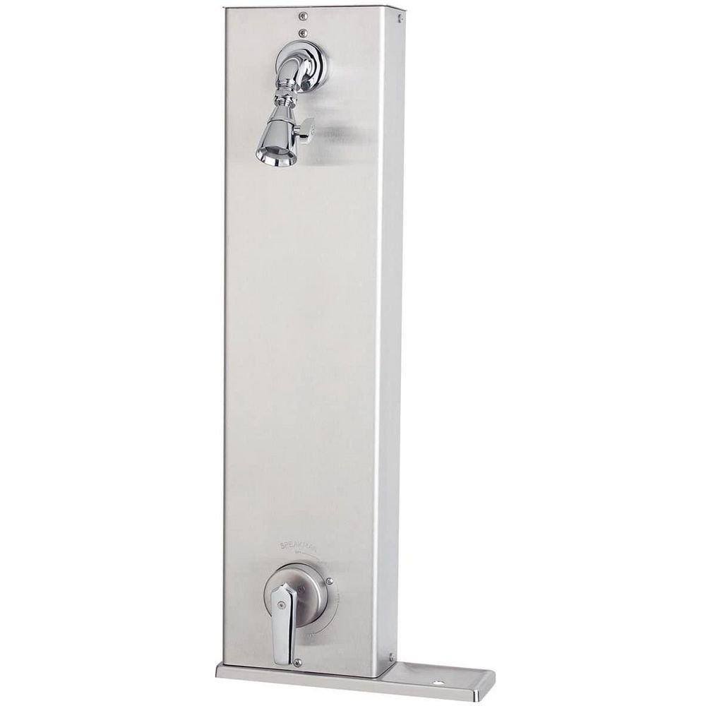 Speakman Stainless Steel Shower Valve Combination with Lever Handle and Soap Dish 
