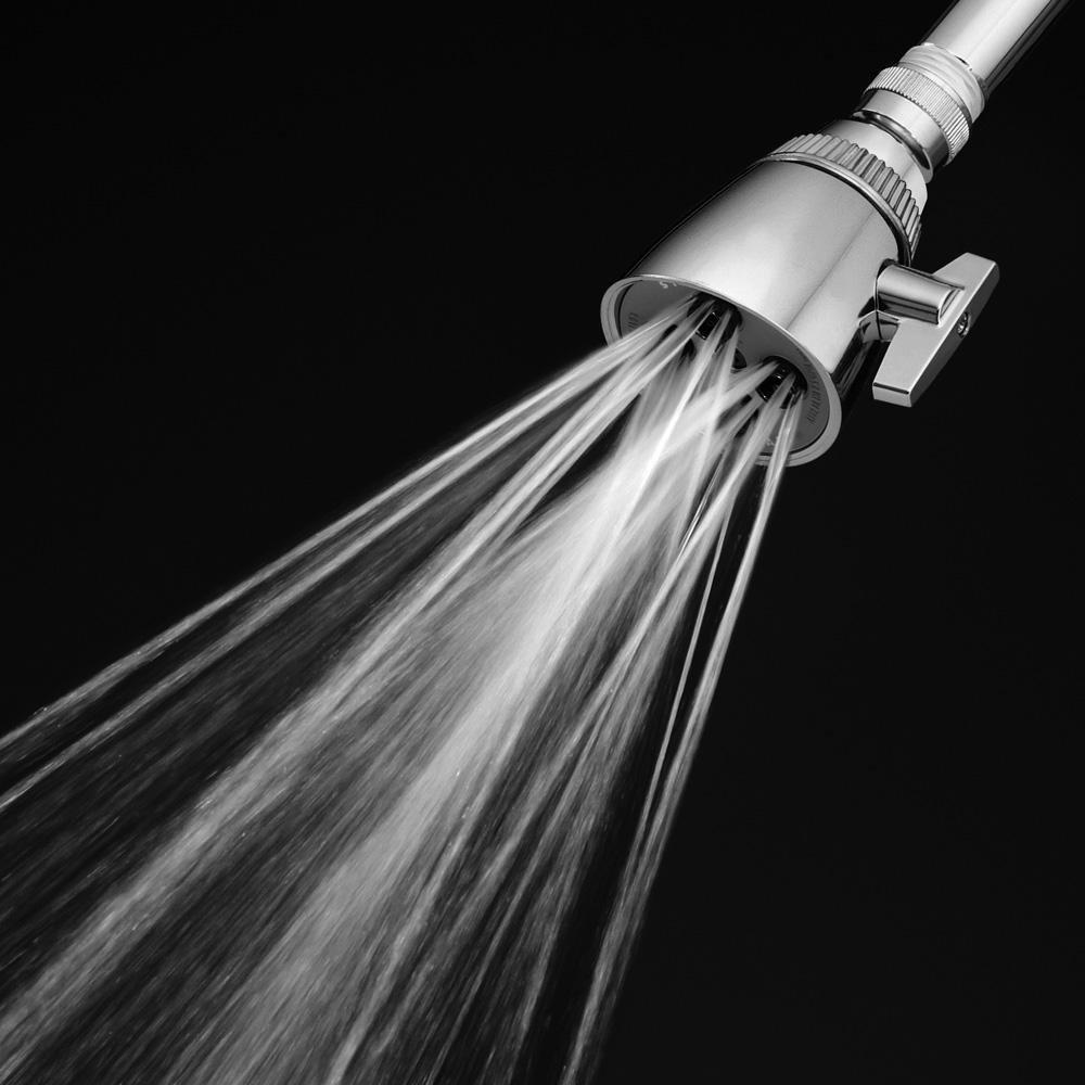 Speakman Polished Chrome 1.75 gpm 4-Jet 32-Spray Channels Adjustable Showerhead 