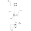 Speakman Polished Chrome 24 in. Combinatrion Slide/Grab Bar 