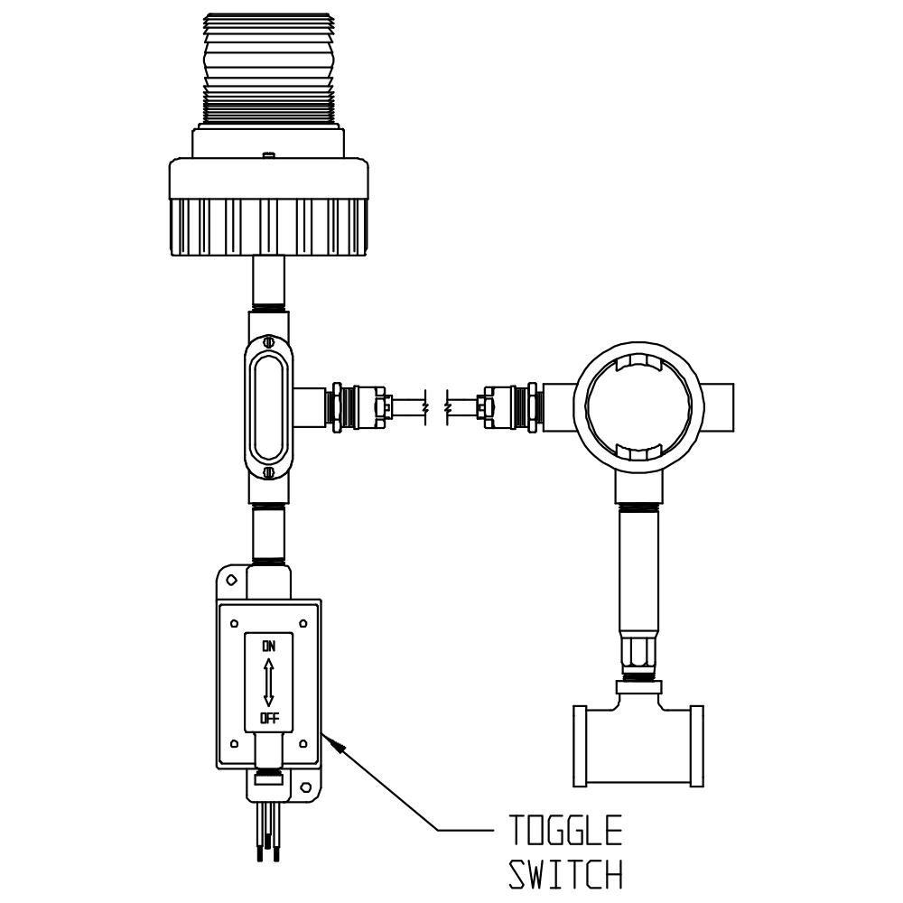 Speakman Alarm System Flow Switch with Light and Horn 