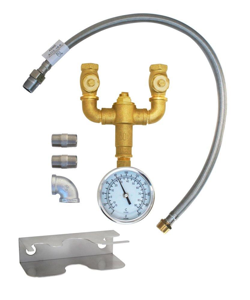 Speakman Rough Brass Wall Mount Tepid Water Kit 