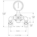 Speakman Rough Brass Thermostat Mixing Valve 