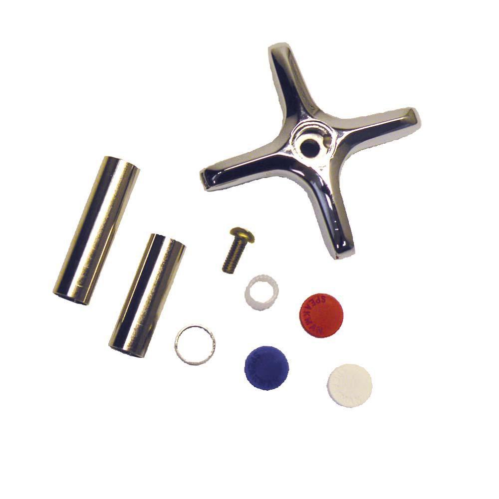 Speakman Polished Chrome 3-1/2 in. Zinc Handle Kit 