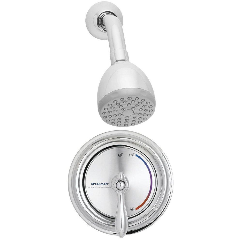 Speakman Polished Chrome 2 gpm Shower Valve Kit with Single Lever Handle 