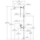 Speakman DuraJade&trade; 93-3/4 in. Floor Mount Combination Drench Shower and Eyewash 