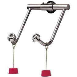 Wall-Mounted Swing-Down Eyewash Station, 3.1 gpm, 4.2 lbs