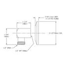 Speakman Polished Chrome Supply Elbow with Wall Flange 