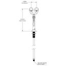 Speakman Polished Chrome Deckmount Drench Hose and Eyewash Combination 