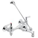 Speakman Rough Chrome Plated Two Lever Handle Wall Mount Service Faucet 