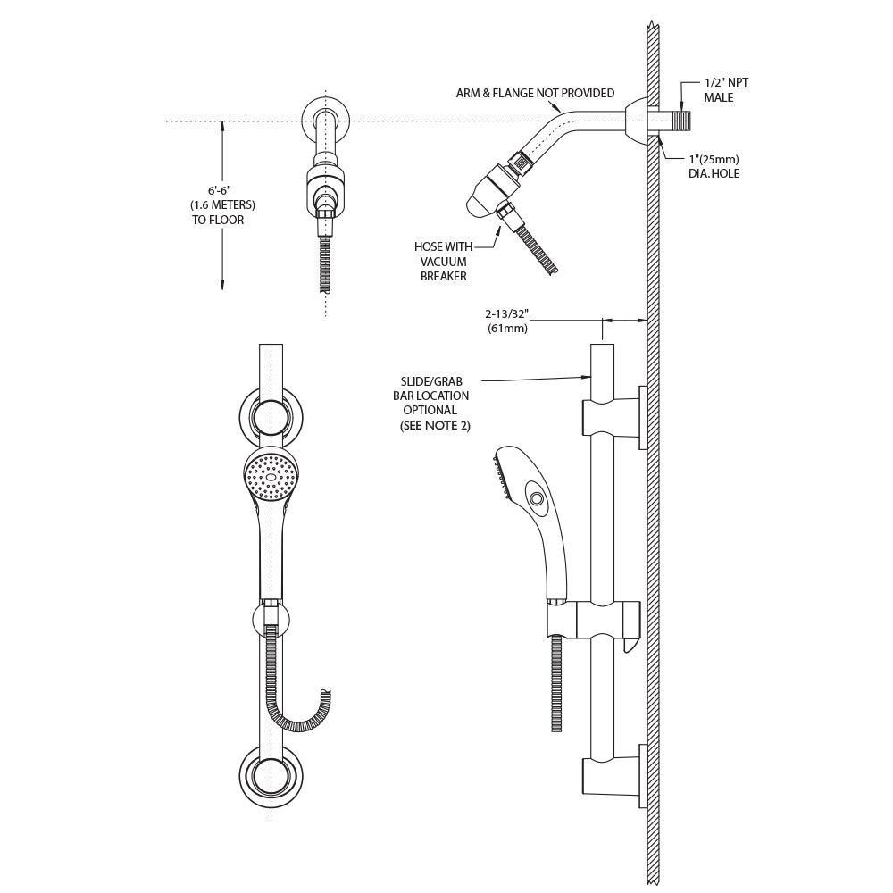 Speakman Polished Chrome Single Function Hand Shower 