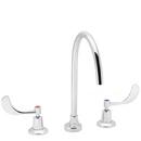 Speakman Polished Chrome Double Wristblade Handle Widespread Bathroom Sink Faucet 