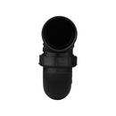 Black ABS DWV Union P-Trap With Plastic Nut 