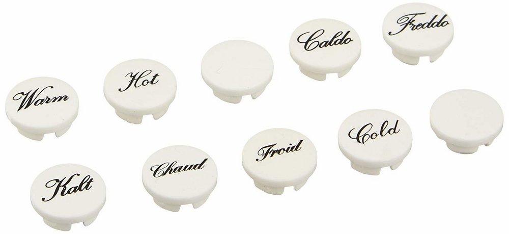 GROHE StarLight&reg; Chrome Hot and Cold Button 