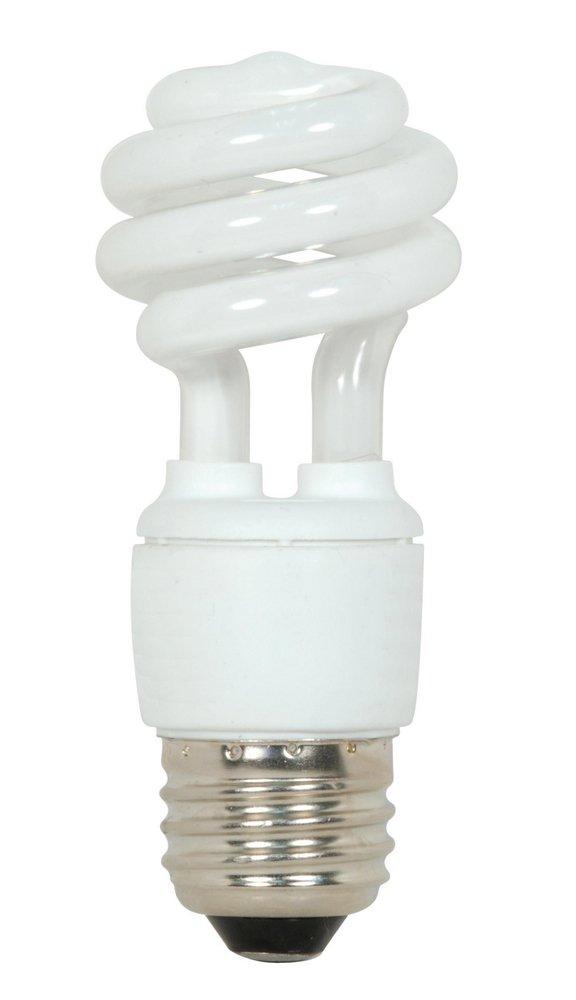 SATCO Warm White T2 Compact Fluorescent Light Bulb with Medium Base 