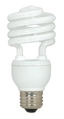 18W T2 Coil Compact Fluorescent Light Bulb with Medium Base