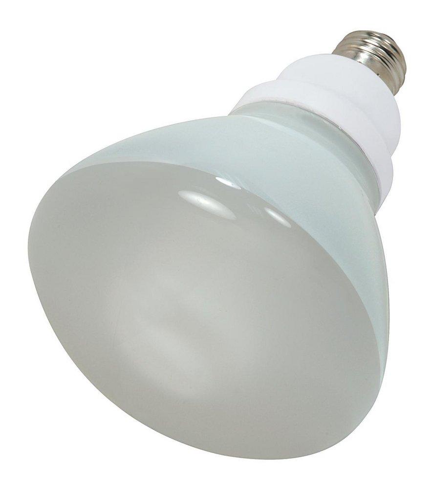 SATCO Warm White R40 Compact Fluorescent Light Bulb with Medium Base 
