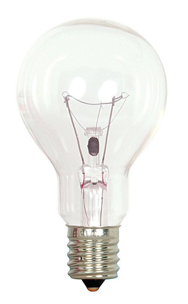 SATCO Clear Dimmable Incandescent Intermediate E-17 Bulb 