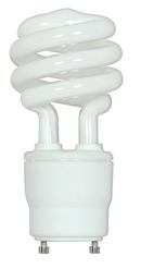 15W T3 Coil Compact Fluorescent Light Bulb with GU24 Base