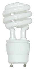 18W T2 Compact Fluorescent Light Bulb with GU24 Base