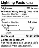 SATCO Warm White T4 Compact Fluorescent Light Bulb with Medium Base 