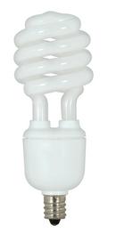 13W T2 Coil Compact Fluorescent Light Bulb with Candelabra Base