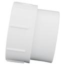 White Spigot x FNPT PVC DWV Cleanout Adapter 