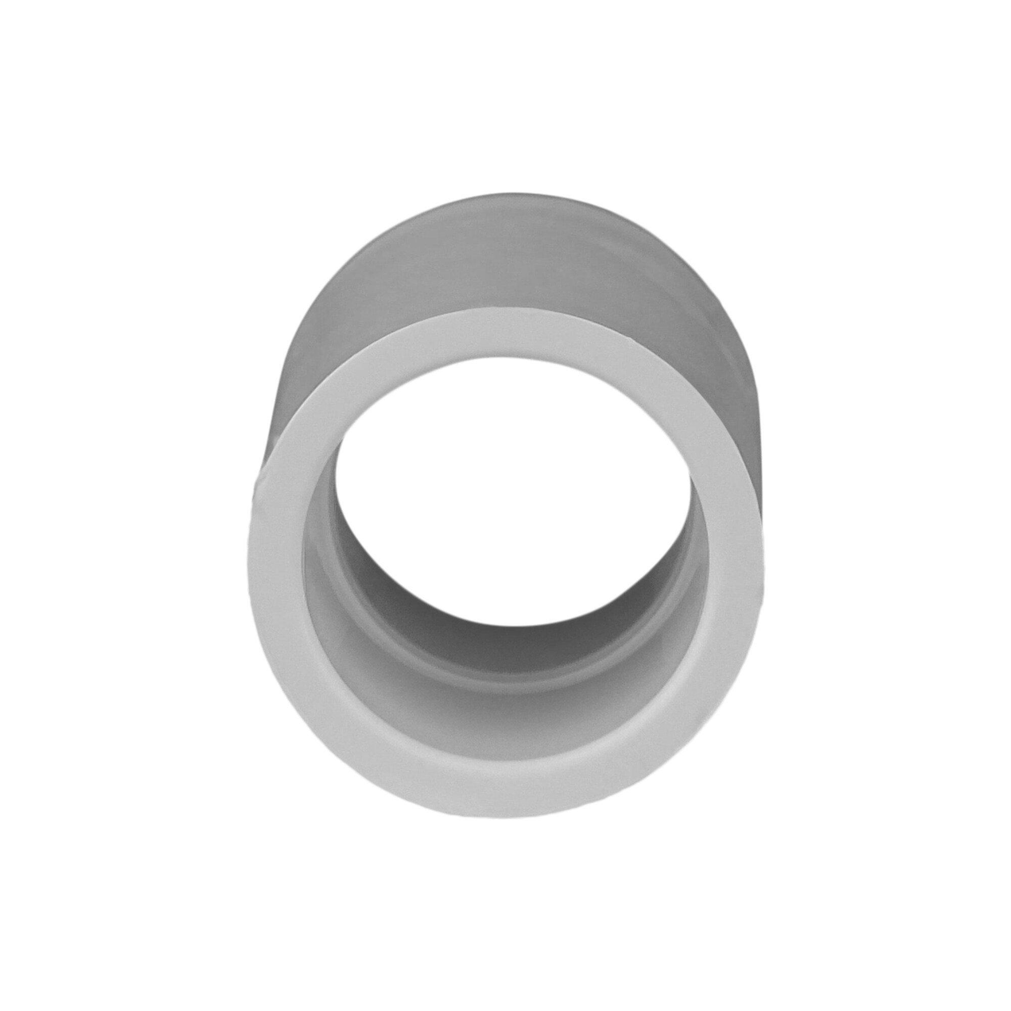 White Spigot x FNPT PVC DWV Cleanout Adapter 